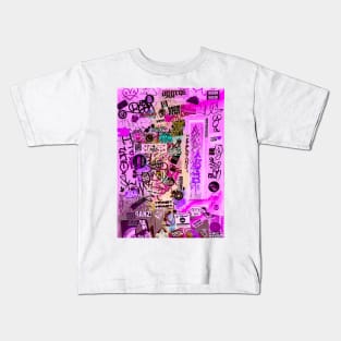 Tag Graffiti NYC Street Sticker Art Kids T-Shirt